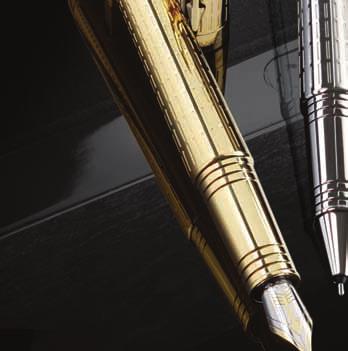The elegance of the design combined with precious materials and excellence in writing technology