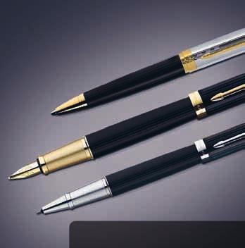 With a modern yet classy lacquered / electroplated body having a quadruplet of three vertical lines, this pen is truly a