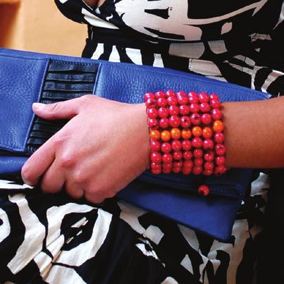 PAIRED WITH açaí cuff bracelet available in coral