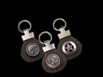 you to attach O-ring to your belt loop Durable 1" key ring Available with or