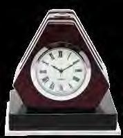 13 Wooden Desk Clock with Pen and
