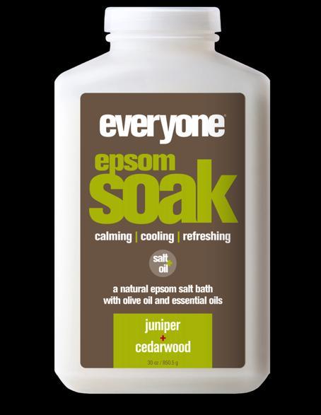 BATH E P S OM B AT H S OA K S Unique blend of Epsom Salts, Organic Olive Oil and essential oils.