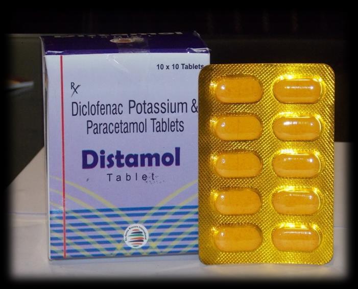 Tablets Dicolofenac Potassium 50 mg Paracetamol 325 mg It provides the