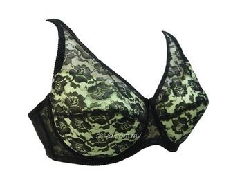 Sexy floral lace overlay makes the bra very feminine and beautiful.