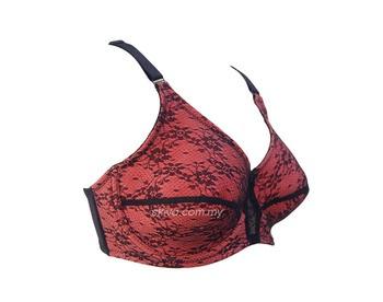 a full coverage, great support, shape and fit for women with full busts. Sexy floral lace overlay makes the bra very feminine and beautiful.