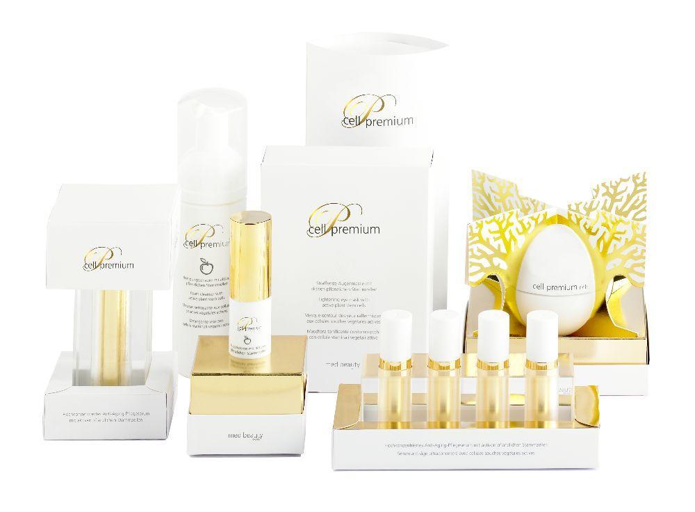 cell premium, the first and only 100% Swiss cosmeceutical luxury skincare line based on the advanced