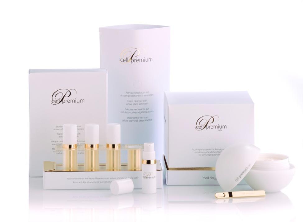cell premium The first Swiss cosmeceutical luxury skincare line for the most demanding standards Highly effective, multi-level skincare with active plant stem cells Improved effect thanks to Dr.