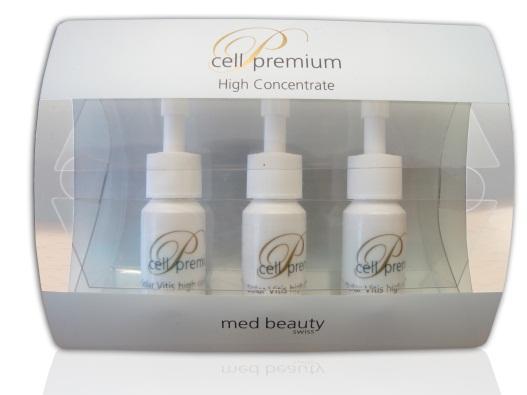 cell premium high concentrate solar vitis (grape seed) Protects the skin's stem cells against UV damage Increases the resistance to UV