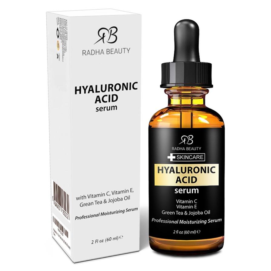SKIN CARE Hyaluronic Acid Serum Radha Hyaluronic Acid Serum helps keep the skin hydrated all day and night with an invisible veil of