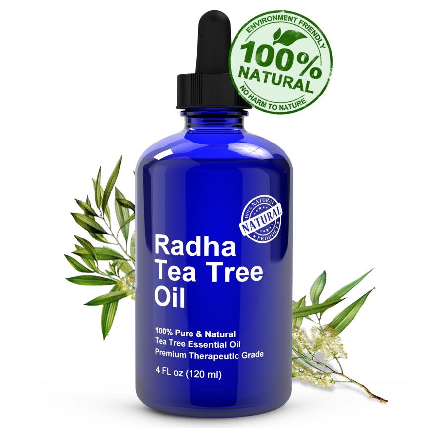 100% PURE OILS Tea Tree Essential Oil 4 oz Tea Tree Oil can be used to cleanse and purify the skin and nails and to support a healthy complexion.
