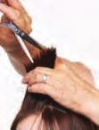 to see and pre-visualize how the hair naturally falls; this is vital when cutting a fringe