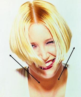 Angles- Basic geometry is important to haircutting because this is how