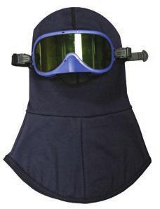 ARC GOGGLE & BALACLAVA SYSTEMS 12 CAL SYSTEM KITHP12GGL 45 CAL SYSTEM KITHP45 Navy UltraSoft Balaclava (H73RY) Standard arc goggle (H12GGL) Nose covering Elastic strap to secure goggles Protection