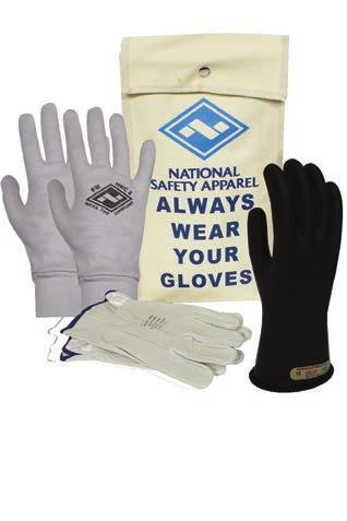 Gloves (DWH142,  8-12 ARCGUARD PREMIUM GLOVE KIT Kit includes ArcGuard Rubber Voltage Gloves,