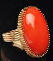 00 Lot #473: CARVED CORAL CAMEO BROOCH Unmarked; approx. 1 3/4 x 1 3/4 in. Estimate: $ 100.00 - $ 200.