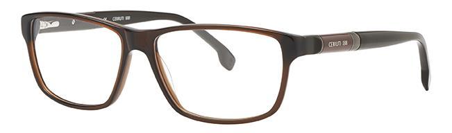 acetate frame is inspired by a Cerruti