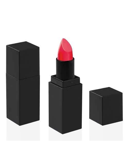 Lipstick Brigitte Base = SAN + ALUMINUM OVERSHELL Cap = ABS + ALUMINUM OVERSHELL Mechanism* = ALUMINUM