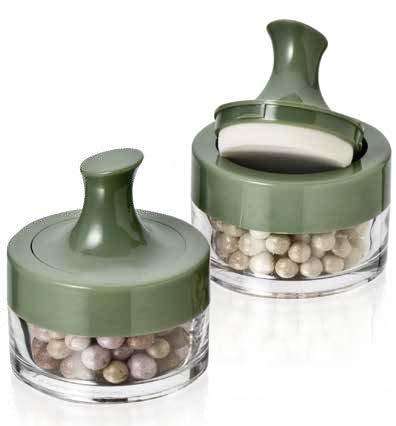 Colored Pearls Jar Brigitte Handle Applicator 15ml Jar = SAN Protection Disc = PE (on request only) Cover =