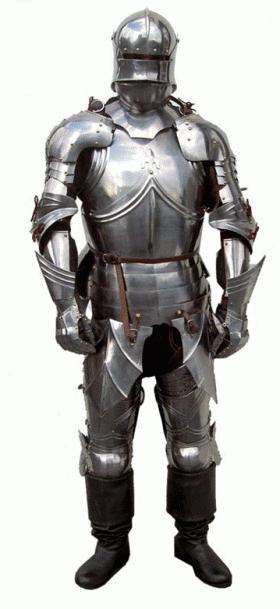 Armor Knight during the Middle ages