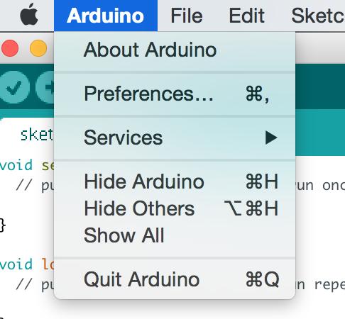 Arduino IDE Setup The first thing you will need to do is to download the latest release of the Arduino IDE. You will need to be using version 1.6.4 or higher for this guide. Arduino IDE v1.6.4+ Download http://adafru.
