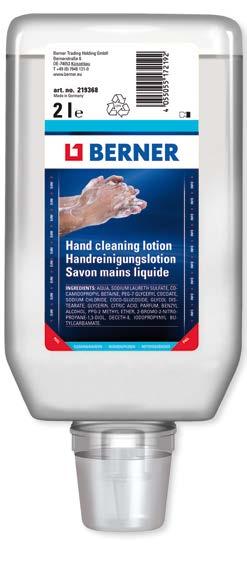 MISSION: CLEAN HANDS HAND CLEANER RANGE The solution for dirty hands TOTAL SOLUTION: complete system for protecting, cleaning