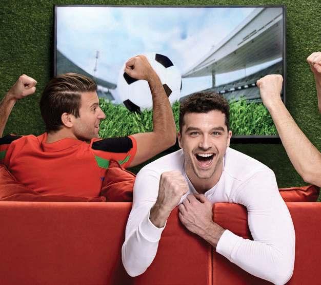 TV for real football fans TAKE A PART IN THE COMPETITION AND GET A CHANCE TO WIN A TV 1PURCHASE NovAge Men complex care* during catalogue 8 (4.06-23.06.2018).