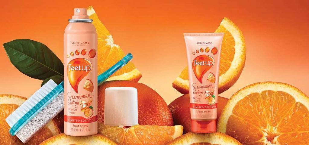 ORANGE WATER: REFRESHING ENERGY Foot Care Pumice Brush 16.5 x 3 x 3.5 cm. 9587 2 300 800 1 BP NEW LIMITED EDITION BEST OF NATURE Instantly helps you combat odours and soothe your feet skin.