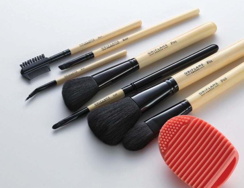 ALENA Tereshchenko Oriflame's official make-up artist Make-up brushes simplify application of the make-up considerably.