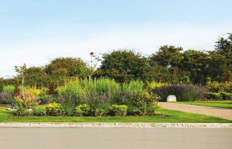 Communal Shrub Beds Shrubs and bushes provide a traditional form of remembrance.