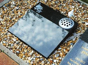 Granite cremation tablets are simple, elegantly