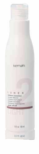 Lunex Light Lightening and processing times WHAT - Multi-purpose cosmetic lightening gel IDEAL FOR - Subtle lightening up to 2 levels APPLICATION - On natural or colour-treated hair Processing time: