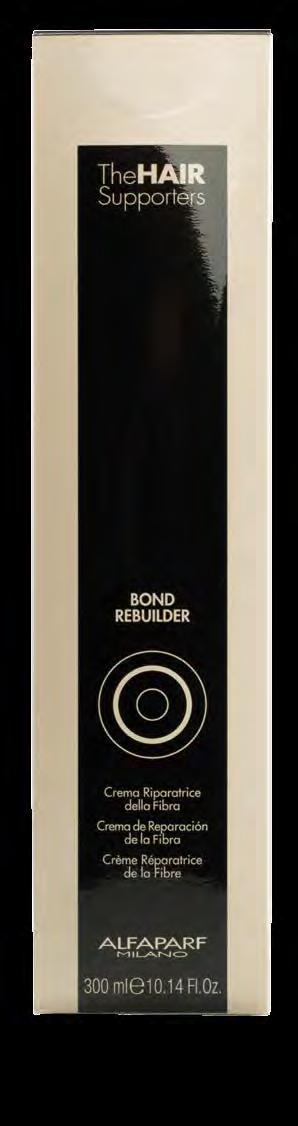 FIBER BOND REBUILDER AN EXTRAORDINARY CREAM THAT HELPS PROTECT THE HAIR FIBER DURING TECHNICAL SERVICES: REDUCES POSSIBLE DAMAGE AND BREAKAGE, PROTECTING INTERNAL BONDS,