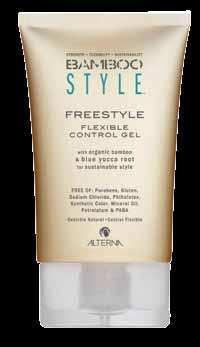 BAMBOO Style Freelance Flexible Control Gel FREESTYLE FLEXIBLE CONTROL GEL is a flexible, long-lasting-hold gel provides pliable control in a flake-free formula. Never leaves hair stiff or crunchy.