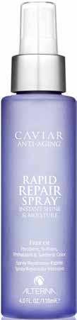 CAVIAR Rapid Repair Spray A vitamin packed shine spray that helps revitalize hair while adding instant shine and moisture.
