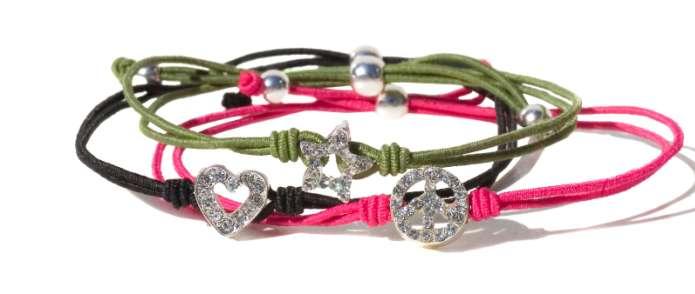 Friends Trends Friendship Bracelets The Friendship bracelets come in 5 different designs and colours and are perfect to mix and match with any outfit or to swap with your friends.