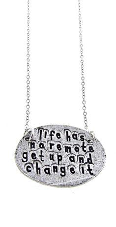 RENEWAL Change Life Necklace AL22 - G, AL22 - S life has no remote get up and change it stamp $26