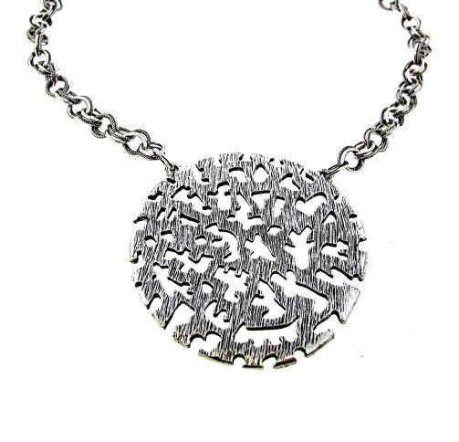 cable chain laurel wreath pendant $38 Reverse Pyramid Necklace RE50 - G, RE50 -
