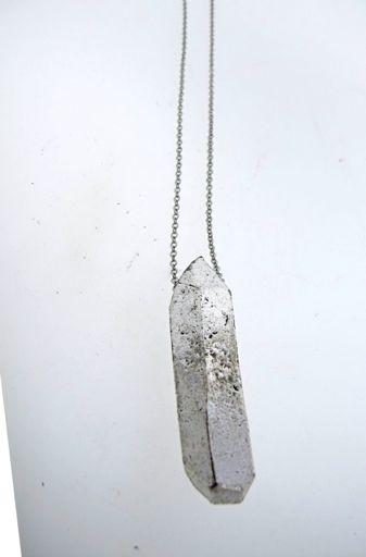 slice pendant $35 Crescent Necklace