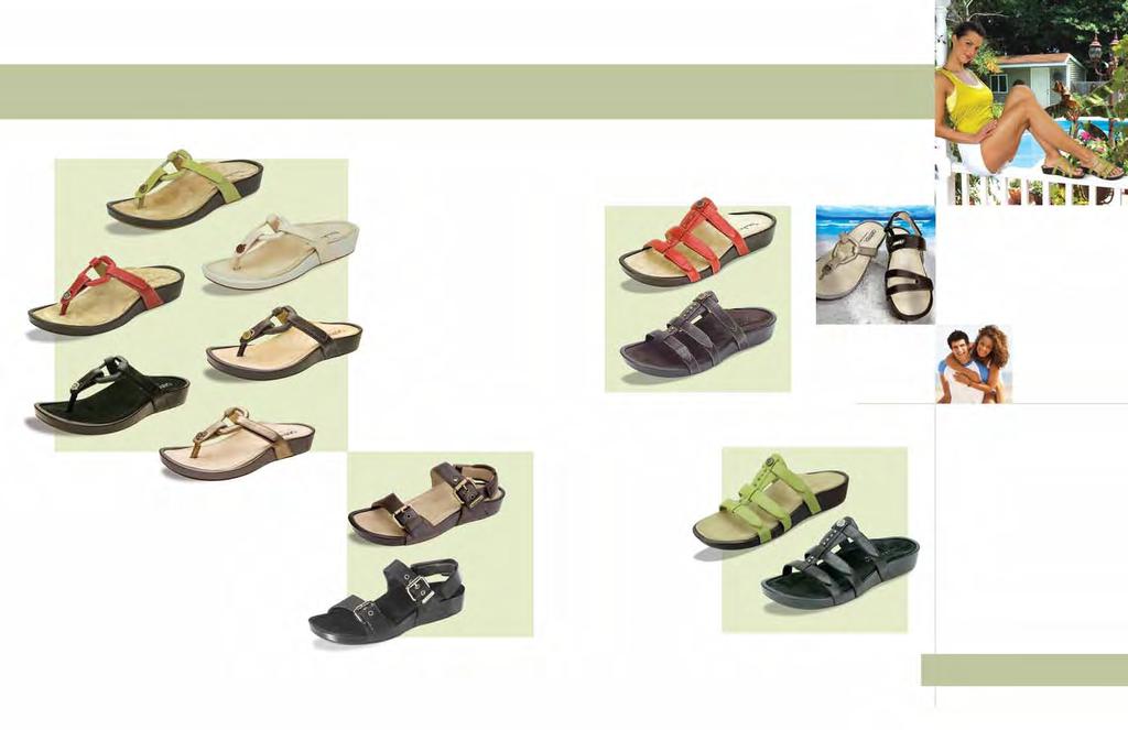 Sandalistas - CUSTOMIZED Comfort collection the healthiest sandals you ll ever wear SA36 MOSS GREEN SA33 CREAM LABELLA - Innovative fully adjustable thong for optimum fit - Unique button closure SA79