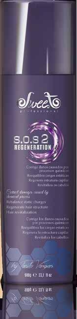 Full S.O.S treatment system that addresses the damages caused by chemical processes.