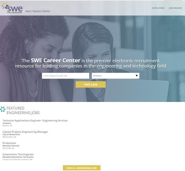 Upload Your Resume to SWE s Career Center Be sure to update your information or upload