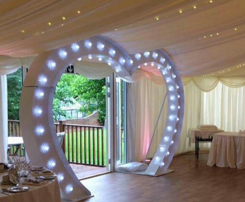 LED Heart Arch from