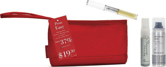Prom Easy Cloud 9 Lip Gloss & Perfume Wand Shimmer Platinum Spray, 1 oz.