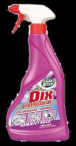 DIX PROFESSIONAL Innovative cleaning liquids designated for special surface.
