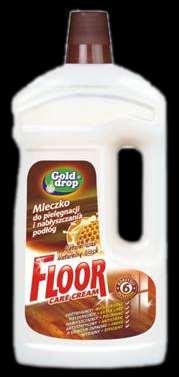 The cleaner effectively removes dirt, slightly polishes and feeds wooden