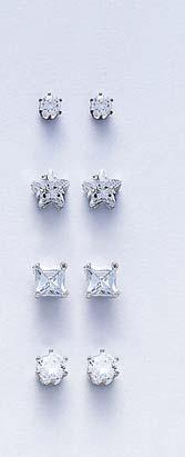 Our rhinestone post earrings come in a crystal display box 2718 2711P 8mm 2713 2711D 2712C 2712P 11mm 15mm 2716 2717 2710C 2710P
