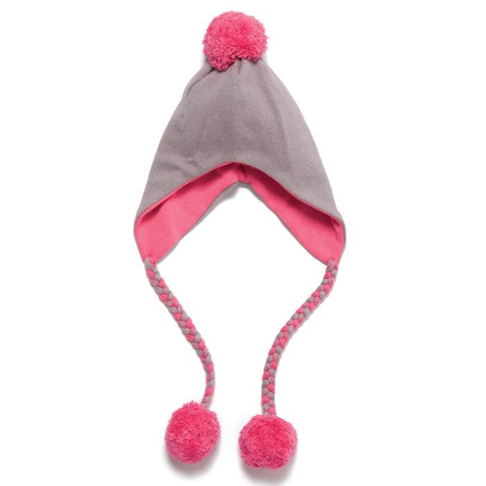 ALLIE HAT AW12KN18 Long-sided hat with bobble tassels,