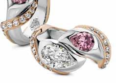 Cutting a white diamond is like putting a knife through butter. Pinks have a completely different internal structure, more like knotty wood.