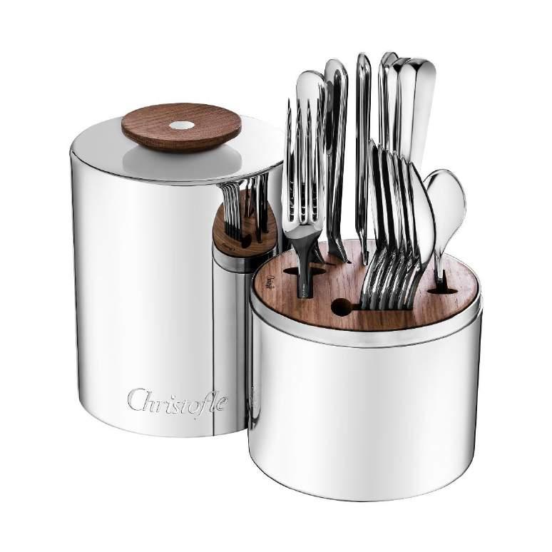 STRESS FREE ENTERTAINING BY CHRISTOFLE ORIGINE 24 PIECES SET CAPITALIZING ON MOOD S SUCCESS, CHRISTOFLE LAUNCHES ORIGINE 24 PCS SET IN STAINLESS STEEL FOR EVERYDAY, EVERYWHERE ENTERTAINING, AT AN
