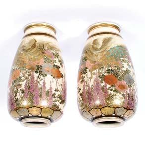(17) 60-100 2 A hob-nail cut decorated decanter; a similar carafe with etched panels and a 19th Century enamelled beaker with acorn and leaf decoration heightened in gilt, (3) 30-60 3 A Staffordshire